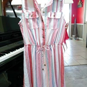 Bebop Collared Sleeveless Dress Size small